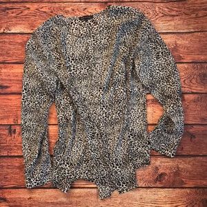 Animal Print Blouse